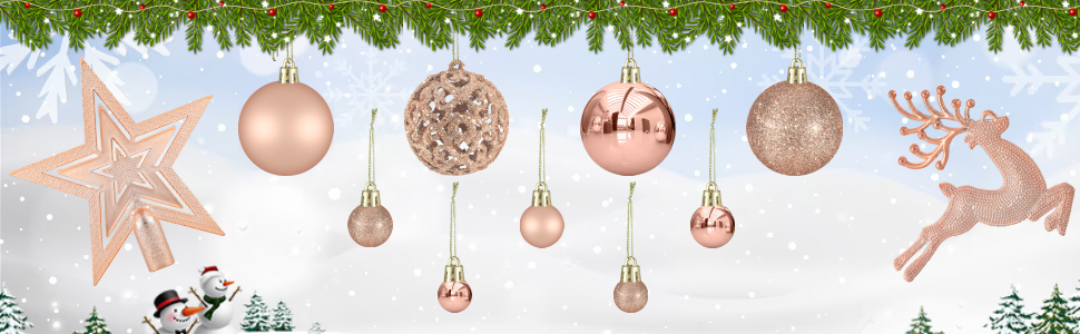 assorted christmas ornaments