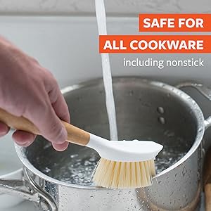 dish brush, non-stick safe