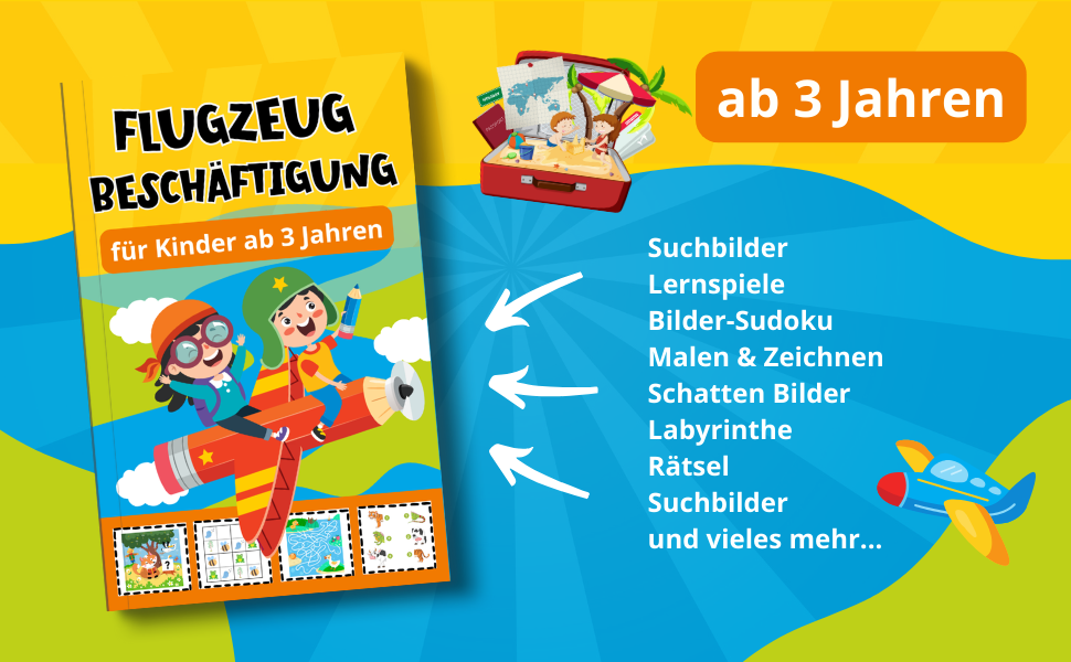 Beschäftigung Flugzeug Kinder 2 Jahre www.amazon.de