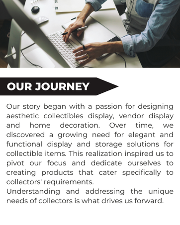 Design aestheic collectibles display for collectors