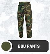 Fox Outdoor Casual Pants Mens Battle Dress 2XL Woodland Camo 67-145