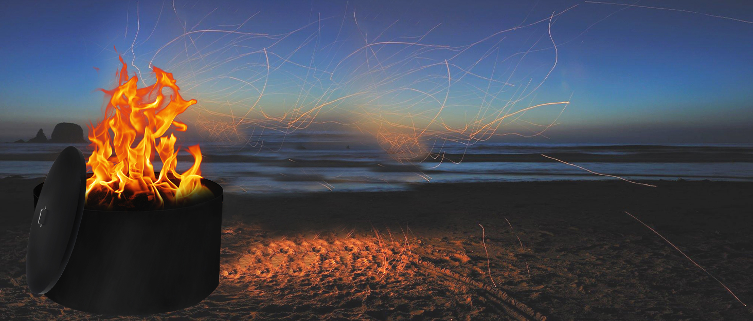 FEBTECH fire Rings for Outdoors Heavy Duty fire Pit Ring