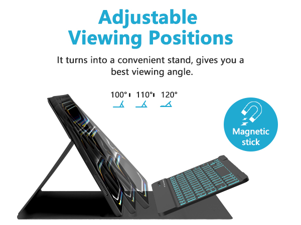 Amazon.com: MMK iPad Pro 11 inch Case with Keyboard (2025 M5