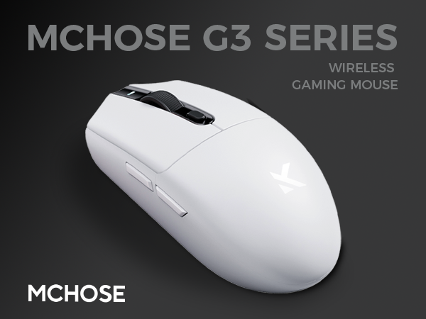 Amazon.com: MCHOSE L7 Pro Wireless Gaming Mouse, PAW3395 26K