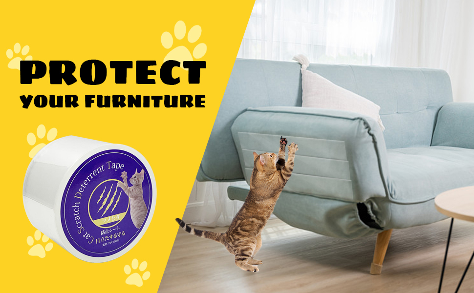 YITAIX Cat Scratch Furniture Protector SelfAdhesive Deter