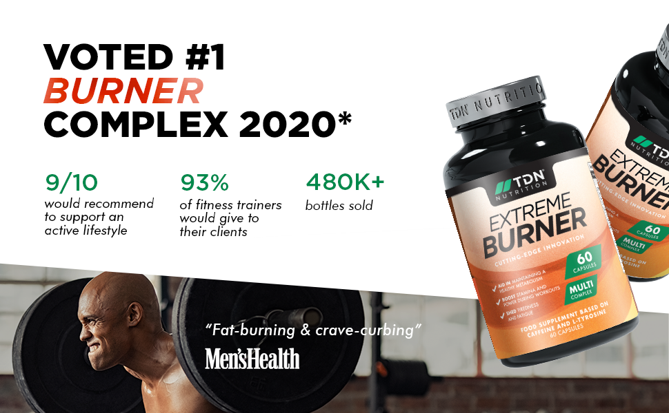 Massive 2 Months Supply Extreme Burners Weight Management for Men