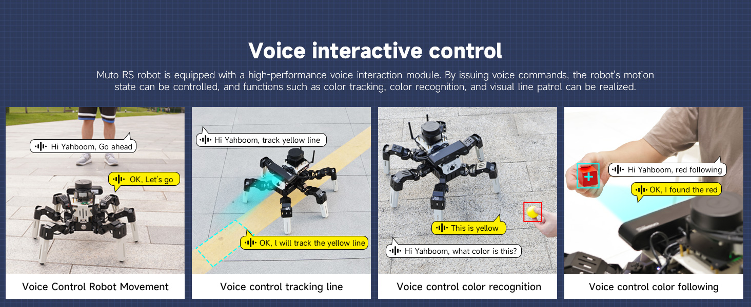 Amazon.com: Yahboom ROS Robotic Kit DIY Programming Development Hexapod ...