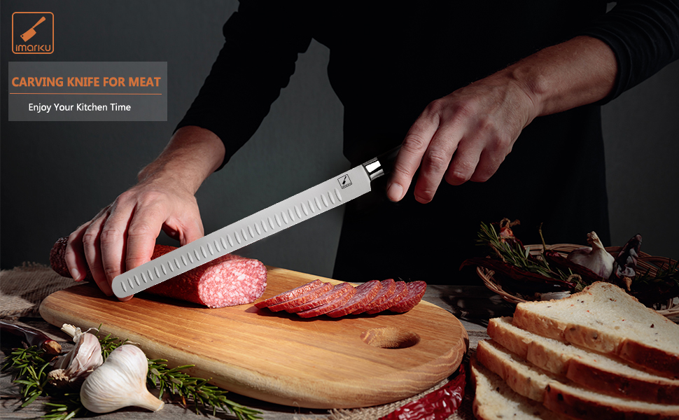 Review of Slicing Carving Knife 12'' imarku Special Magic Kitchen