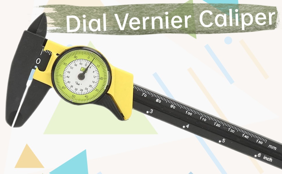 VERNIER DIALペア売り Dial Vernier Caliper 0-150mm, 0.01mm Accuracy Plastic Fast