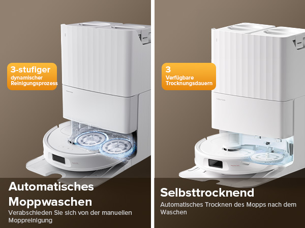 Automatisches Moppwaschen&Selbsttrocknend