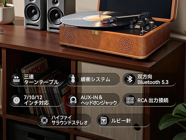 レコードプレーヤー　ｋｏｕｋｉ 81jXVx9qvfL._UF894,1000_QL80_.jpg