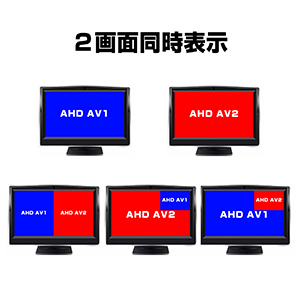Amazon.co.jp: Antion 5インチモニター 2個サイドカメラセット