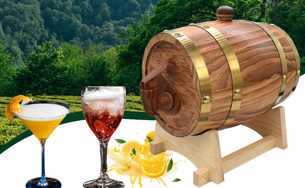1.5L Oak Aging Barrels Whiskey Barrel