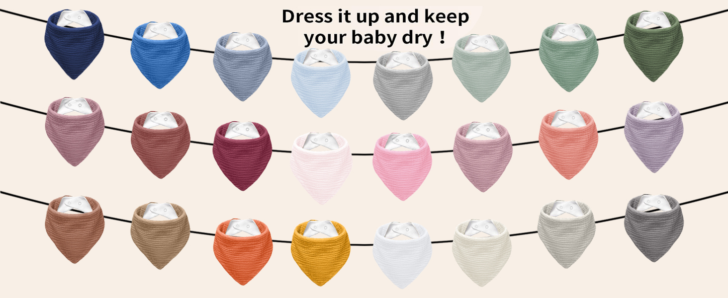Nisxabebe muslin bibs