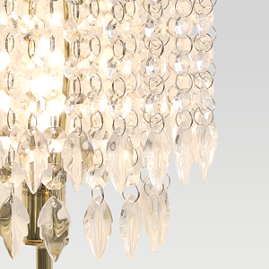 elegant crystal lampshade