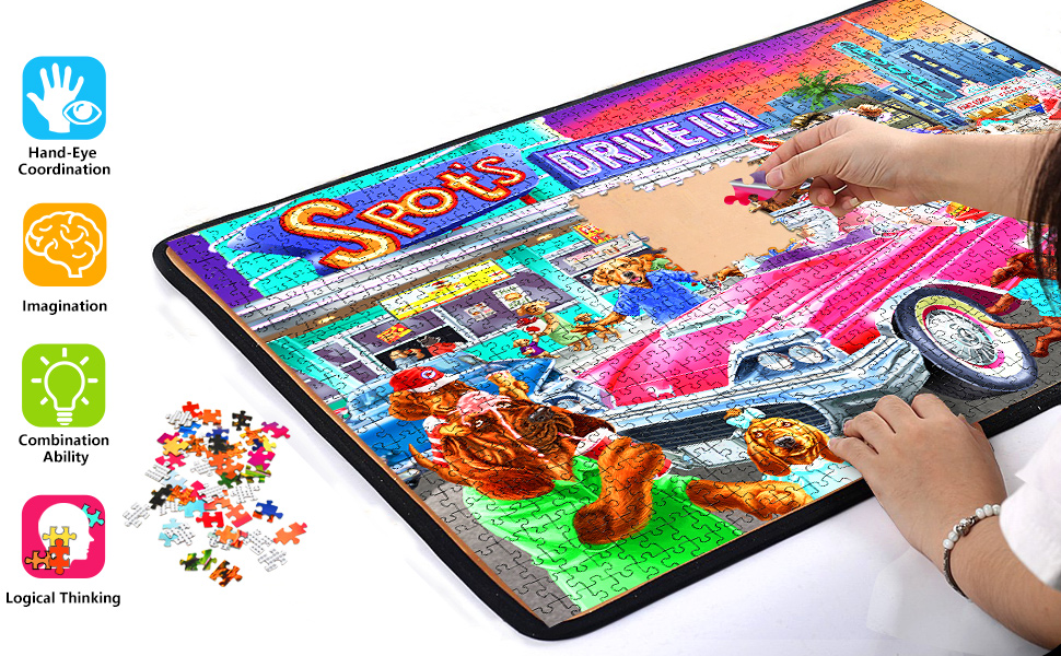 HUADADA Jigsaw Puzzles 1000 Pieces for Adults jigsaw puzzles for adults 1000 Piece Puzzle