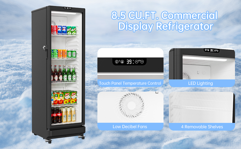 commercial fridge