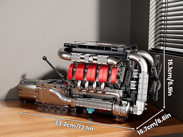  Mould King V8 Engine