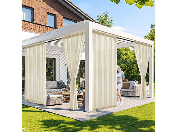 Amazon.com: MIULEE White Privacy Sheer Curtains That Let