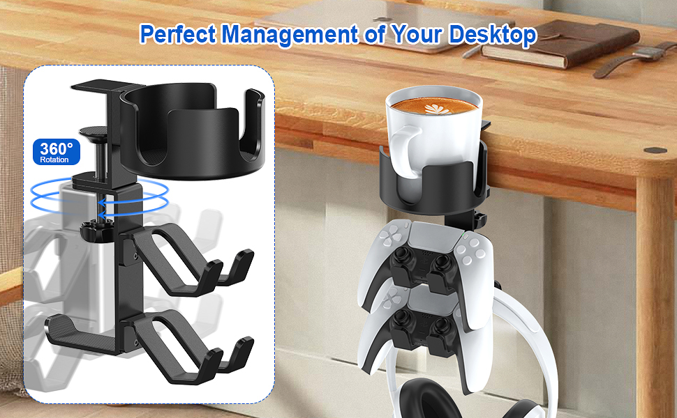 Desktop Clamp Controller Holder