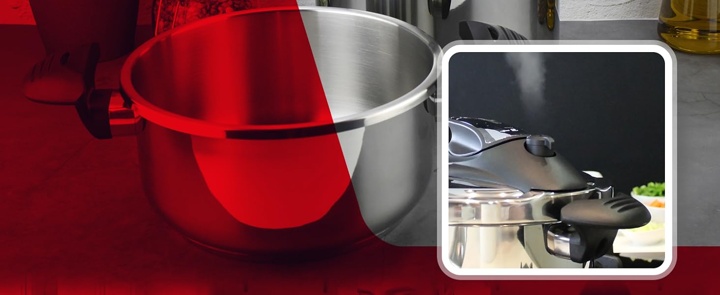 QUICK PRESSURE COOKER; FAST PRESSURE COOKER; PRESSURE COOKER; RAPID PRESSURE COOKER