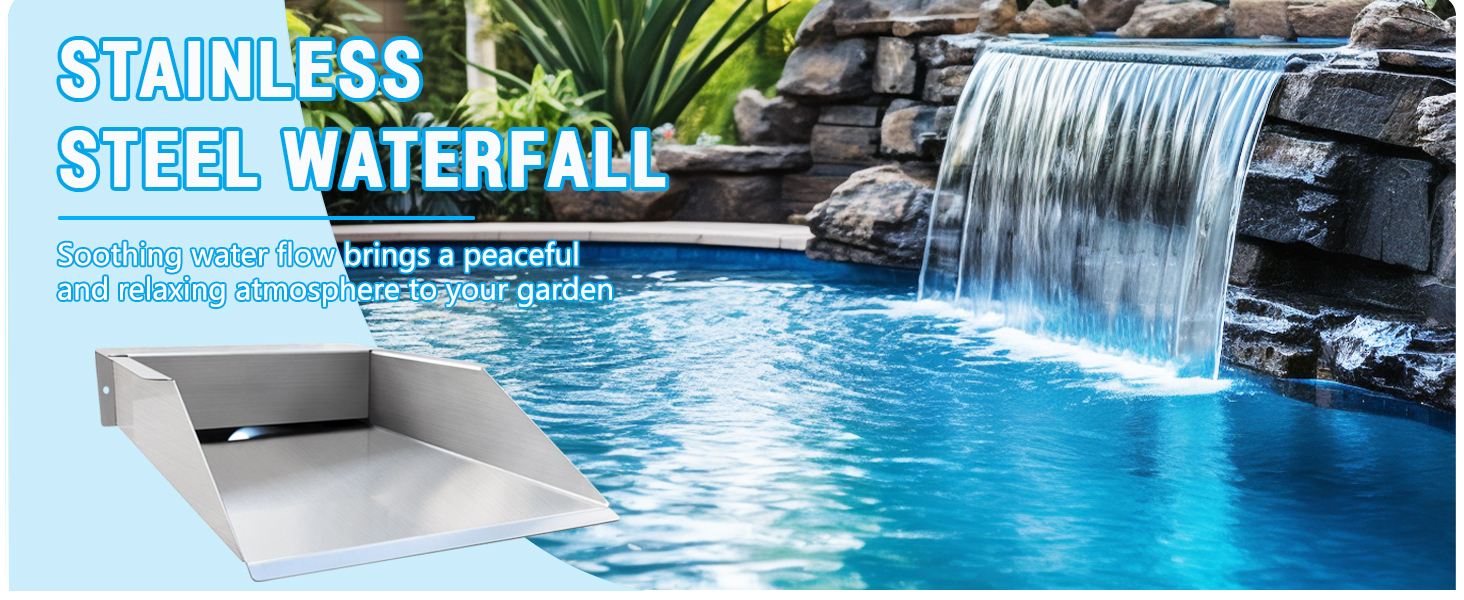 304 Stainless Steel Stream Waterfall