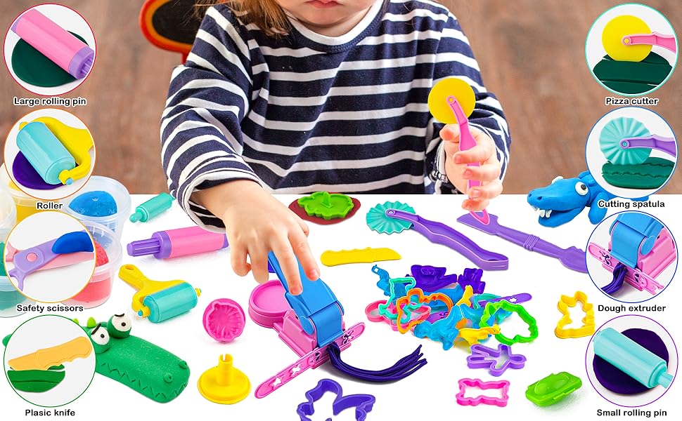 playdough accessories set