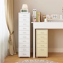 Metal file cabinets