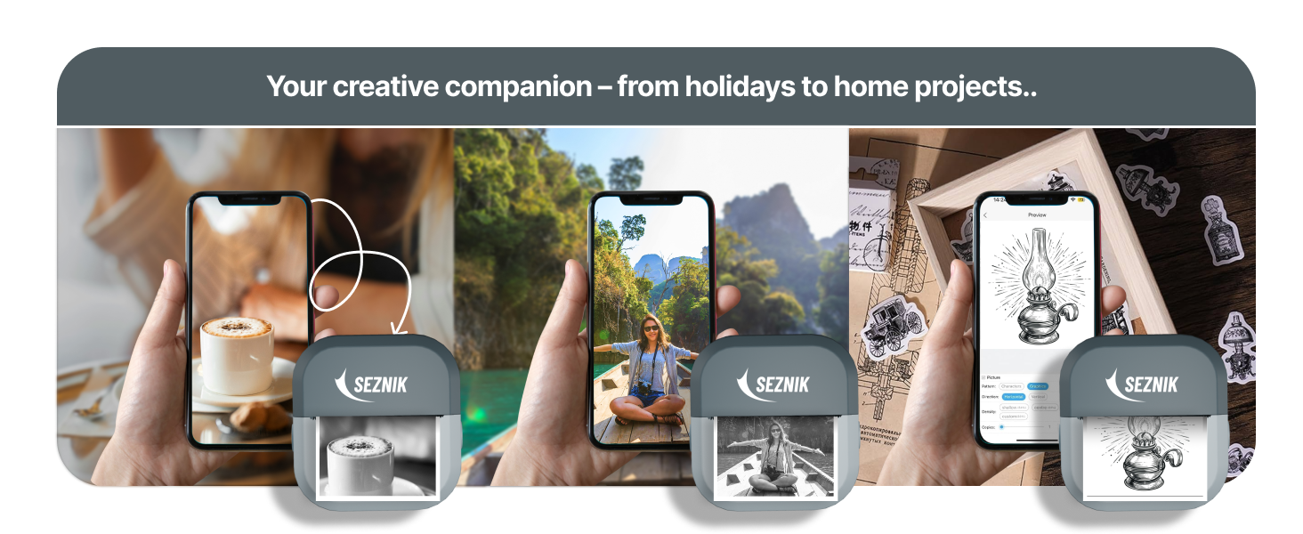 Print notes, memos, and reminders directly from phone anytime, anywhere