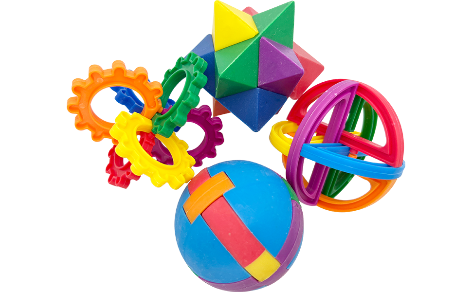 1028 Pk4 Brainy Bird Puzzles M&M Bird Toys colorful plastic many pieces small medium beak feet