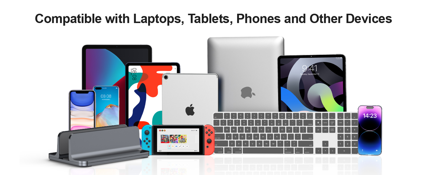 Compatible with Laptops, Tablets, Phones and Other Devices