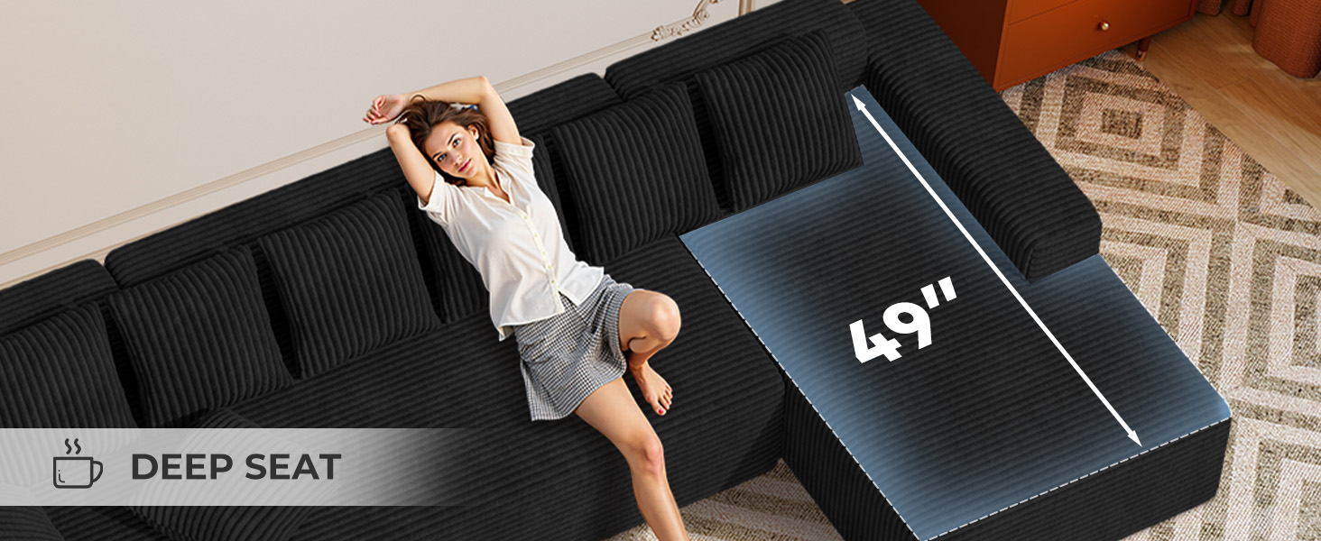 non assembly couch sectional modular sofa