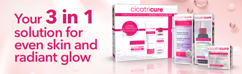 Radian skin with cicatricure