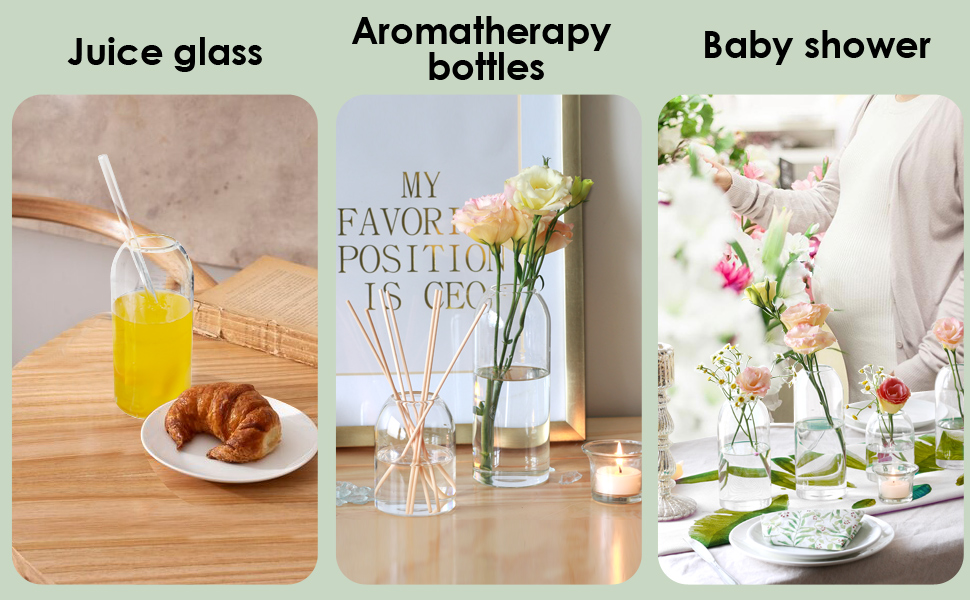 Etolies Glass Bud Vases in Bulk Set of 1... 21 glass bud vases set of 12