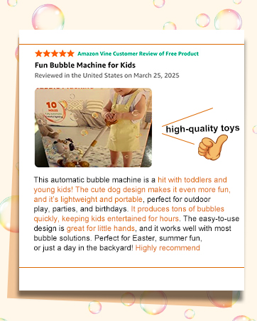 toddler bubble machine