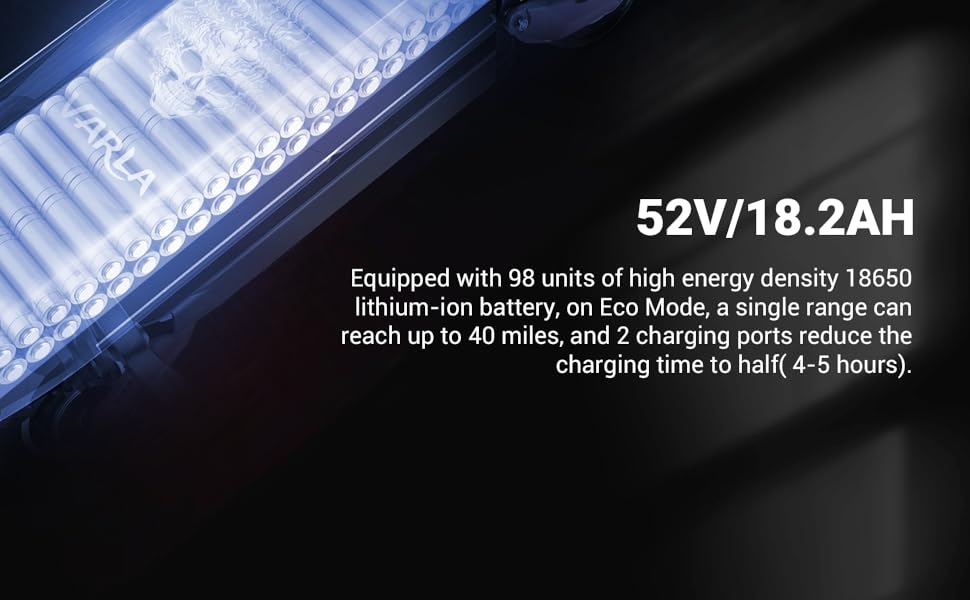 Varla Eagle One Pro Electric Scooter, Dual 1000W Motor, Up