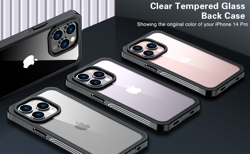 ANTSHARE for iPhone 14 Pro Case, Shockproof Protective Case with Built