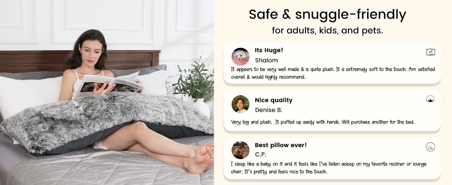 ZonLi body pillow as a couch cusion