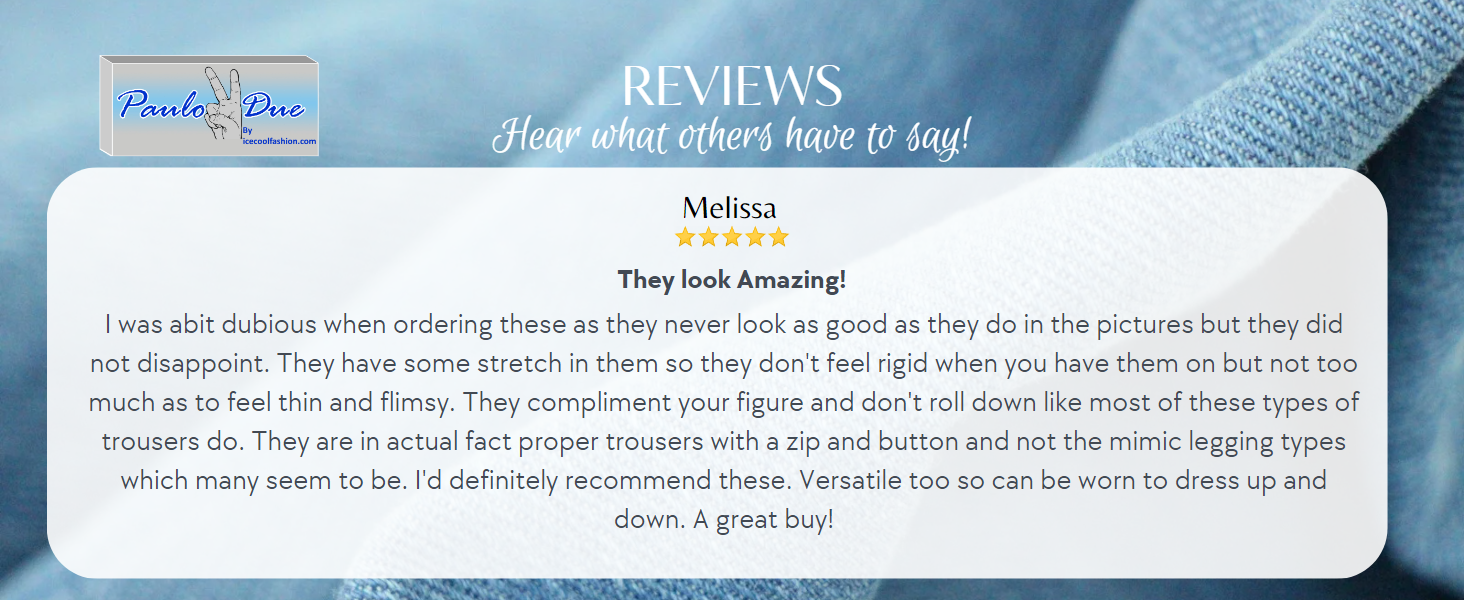 Womens Leather Look jeans Reviews