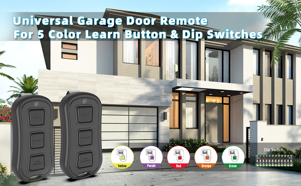 Universal Garage Door Remote Replacement Chamberlain,Craftsman