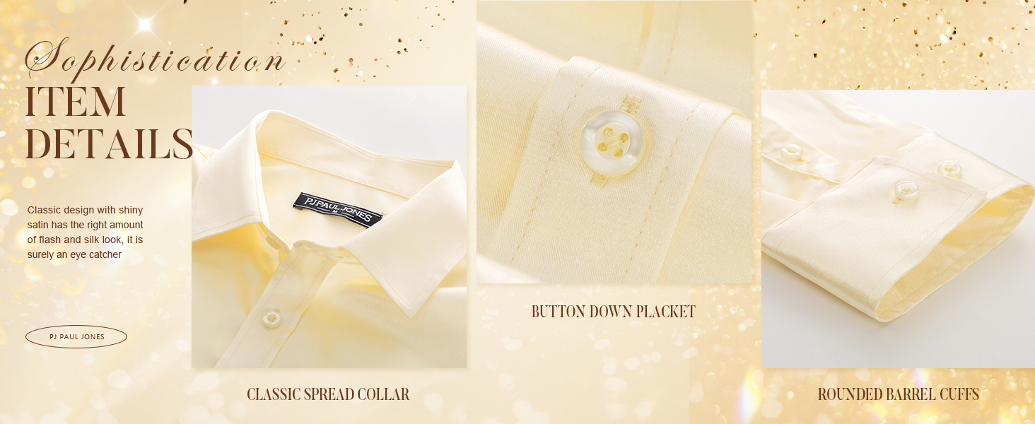 mens silk dress shirts long sleeve satin shirt 70s disco shirt outfits for party prom club