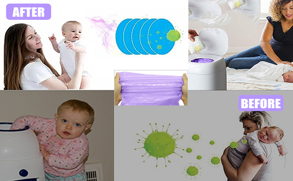 Nachfüllfolie Windeleimer