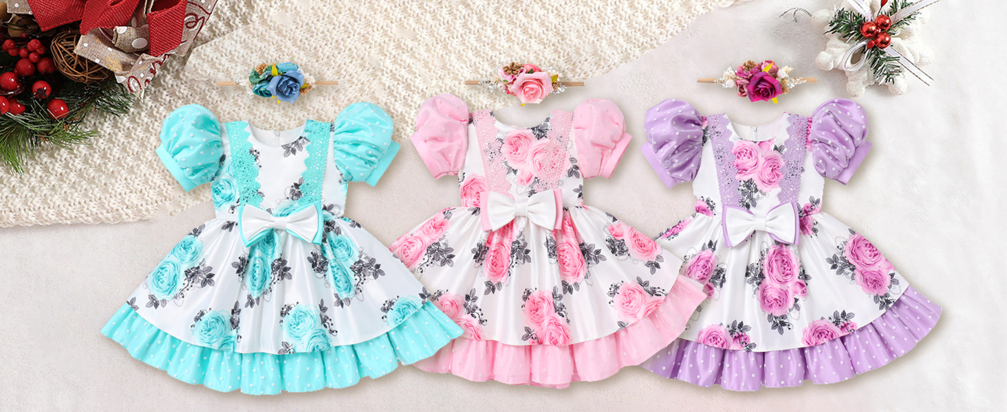 baby girl floral dress 