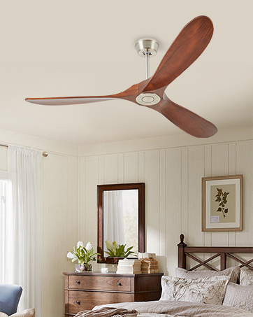 wood ceiling fan