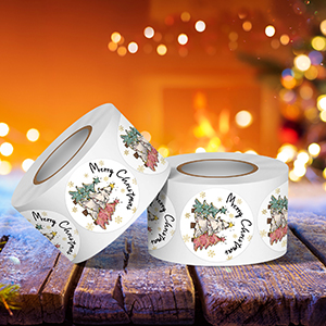 merry christmas stickers
