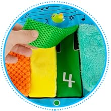 Inbeby Tummy Time Baby Mirror Toys, Black and White High Contrast Tabletop Mount Baby Newborn Toys 0 3 6 Months Brain Development, Sensory Texture Piano Infant Toys 0 3 6 Months with Squeaker 23 newborn toys 0-3 months sensory