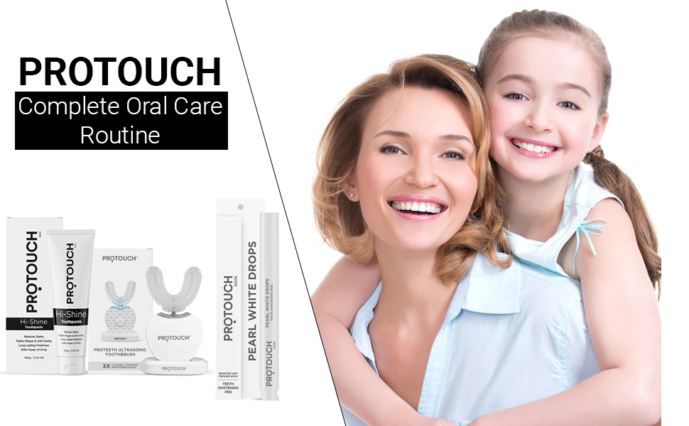 PROTOUCH Complete Oral Care Routine Ultrasonic Toothbrush, Teeth