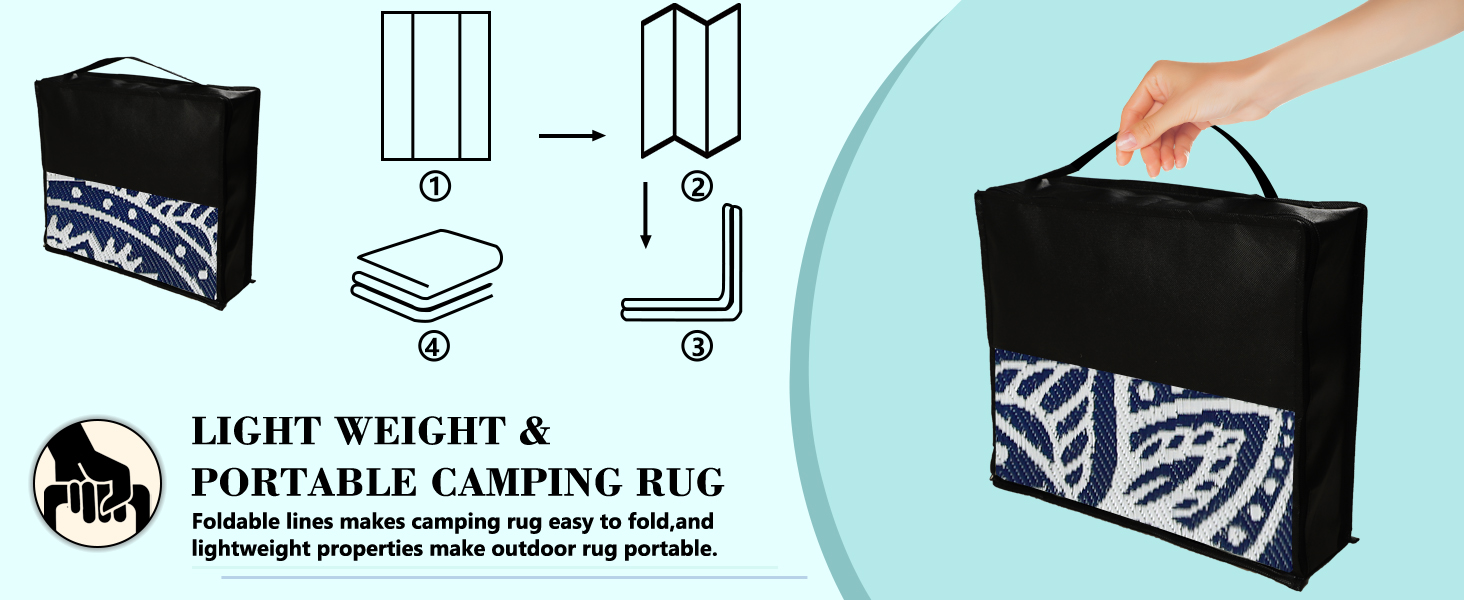 portable outdoor rug