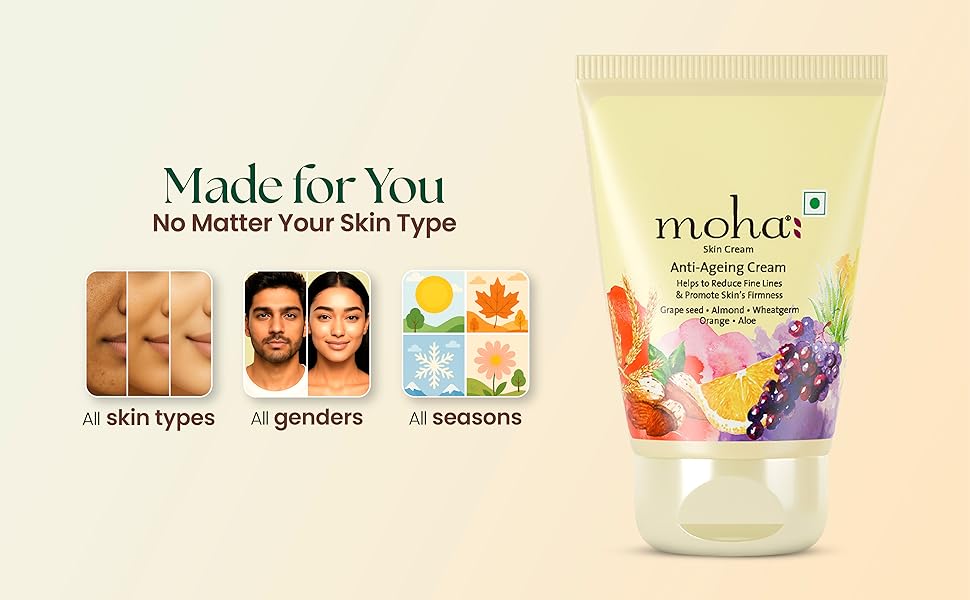 moha Anti-Aging Cream - Made for All skin types