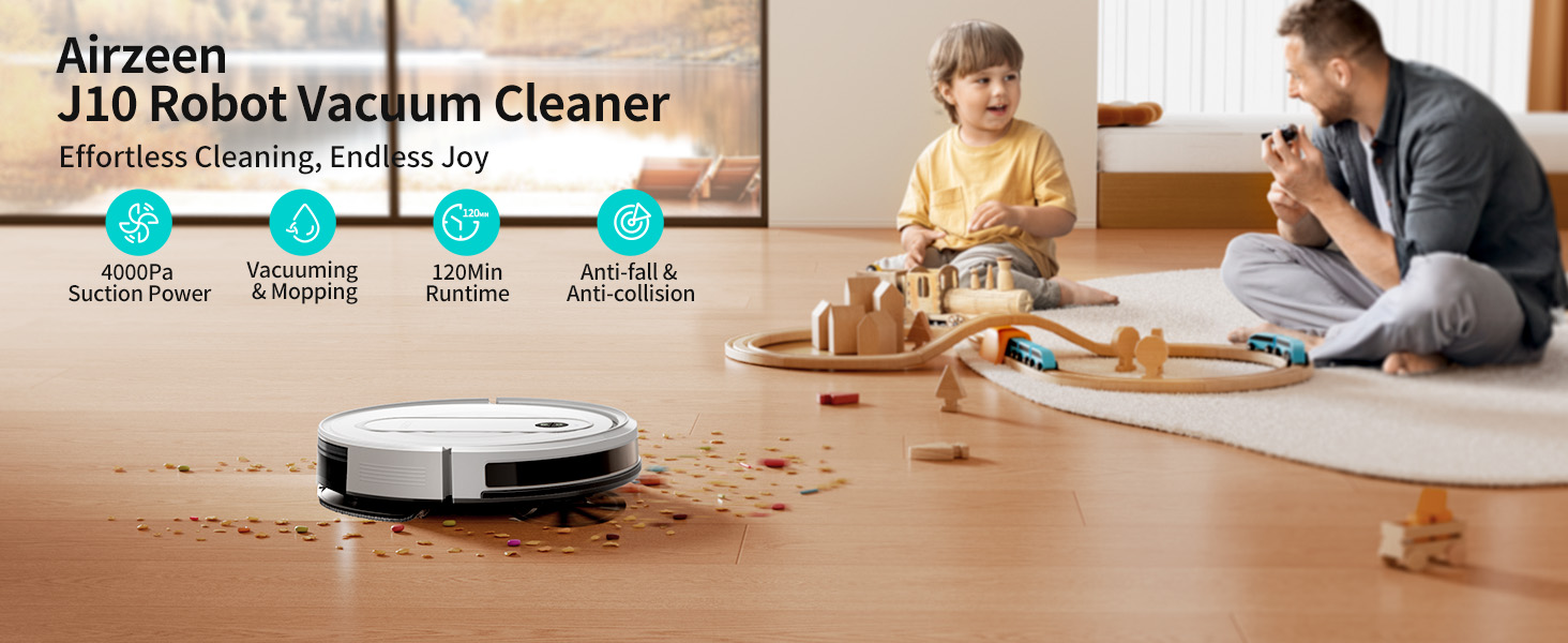 Airzeen J10 Robot Vacuum Cleaner